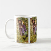 アーサー・ヒューズによる「長期の婚約」 ヴィンテージ・アート コーヒーマグカップ (左)