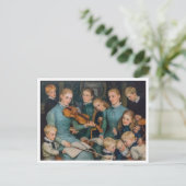 アーサー・ヒューズのブレスケン・ダンでのクリスマスキャロル ポストカード (スタンド正面)