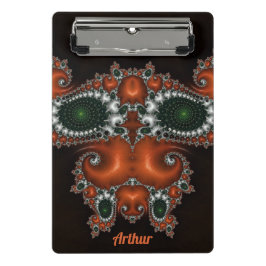 アーサー～ブラック・レッド・グリーン・ホワイト・デザイン ミニクリップボード