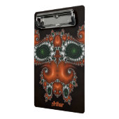 アーサー～ブラック・レッド・グリーン・ホワイト・デザイン ミニクリップボード (アングル2)