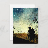 アーサー・ラッつるクハム『あの星の自然』 サンキューカード (正面/裏面)