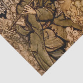 「アーサー・ラッカムが描くまで部屋は満たされた」 薄葉紙 (詳細)