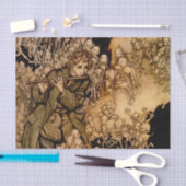 「アーサー・ラッカムが描くまで部屋は満たされた」 薄葉紙 (クラフト)