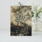 アーサー・ラッカムによるケンジントンの「ウェンディ・ダーリング」 サンキューカード (スタンド正面)