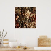 アーサー・ラッカムによるフェアリー・アート「Rumpelstiltskin」 ポスター (キッチン)