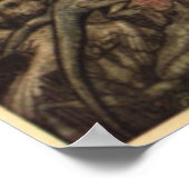 アーサー・ラッカムによる『アリスとカード』 ポスター (角)