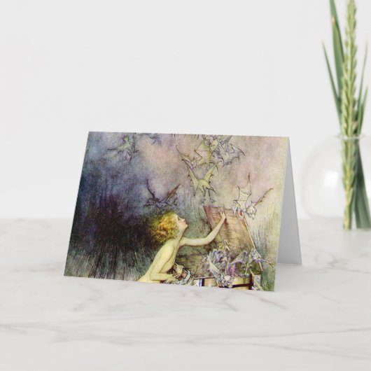 アーサー·ラッカムのパンドラの箱 カード (正面)