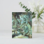 アーサー・ラッカムの妖精の国ブルー ポストカード (スタンド正面)