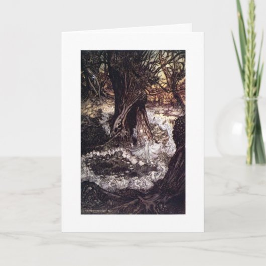 アーサー·ラッカムの妖精の輪 カード (正面)