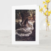 アーサー·ラッカムの妖精の輪 カード (黄色い花)