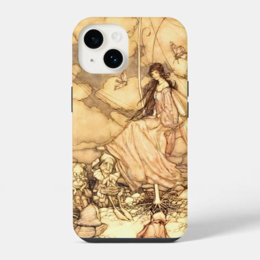 アーサー・ラッカムの妖精 iPhoneケース (裏面)