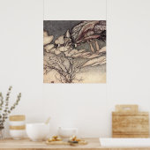 アーサー・ラッカムの「ジャック・フロスト」 ポスター (キッチン)