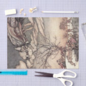 アーサー・ラッカムの「ジャック・フロスト」 薄葉紙 (クラフト)