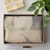 アーサー・ラッカムの「ドラゴンが女王を捕まえた」 薄葉紙 (ギフト)