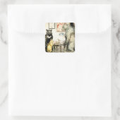 アーサー・ラッカムの「三熊」 スクエアシール (バッグ)