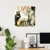 アーサー・ラッカムの「三熊」 ポスター (ホームオフィス)