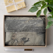 アーサー·ラッカムの『煙突を登る』4人の魔女 薄葉紙 (ギフト)