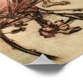 アーサー・ラッカムの『茨に絡まれた魔女』 ポスター (角)