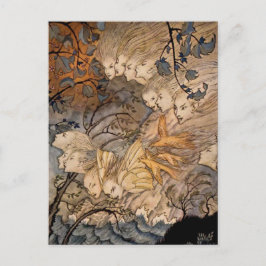 アーサー・ラッカムの「風刺」 ポストカード