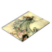 アーサー・ラッカム作「妖精の女王」 ノートブック (左側)
