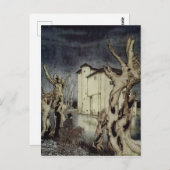 アーサー・ラッカム絵画のエドガー・アラン・ポー・アッシャー ポストカード (正面/裏面)