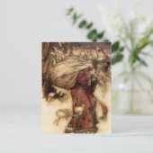 アーサー・ラッカム著「サンタクロース」 ポストカード (スタンド正面)