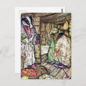 アーサー・ラッカム著「バッジャー・ハウス」 ポストカード (正面/裏面)