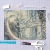 アーサー・ラッカム『イシス・レインボー・女神』 薄葉紙 (クラフト)