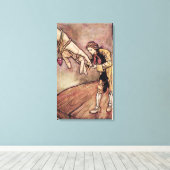 アーサー・ラッカム |オリジナル水彩イラストレーション キャンバスプリント (インサイチュ (ウッドフロア))