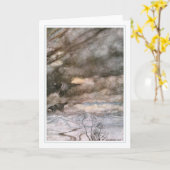 アーサー・ラッカム カード (黄色い花)