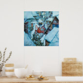 アーサー・ラッカム・クリスマスイブアート ポスター (キッチン)