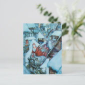 アーサー・ラッカム・クリスマスイブアート ポストカード (スタンド正面)