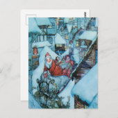 アーサー・ラッカム・クリスマスイブアート ポストカード (正面/裏面)