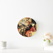 アーサー・ラッカム – クリスマスキャロル – スクルージ ラウンド壁時計 (ホーム)