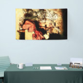 アーサー・ラッカム – クリスマスキャロル – スクルージ 横断幕 (トレードショー)