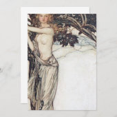 アーサー・ラッカム・フレヤ・ザ・フェア・ワン 招待状 (正面/裏面)