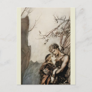 アーサー・ラッカム・リチャード・ワーグナー・ブリュンヒルド・ヴァルキリー ポストカード