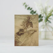 アーサー・ラッカム |レーベル語を語るRhinemaidensの語源 ポストカード (スタンド正面)