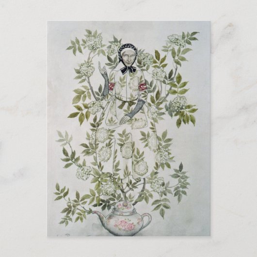 アーサー・ラッカム 木の真ん中に、ある種の木が座っていた ポストカード (正面)