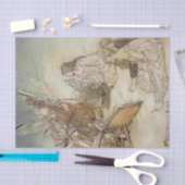 アーサー·ラッカム『森の別の場所』 薄葉紙 (クラフト)