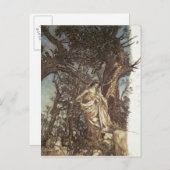 アーサー・ラッカム  – 決して疲れたこともなく、決してそう悲しむようなこともない ポストカード (正面/裏面)