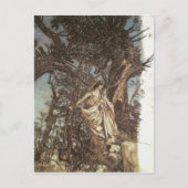 アーサー・ラッカム  – 決して疲れたこともなく、決してそう悲しむようなこともない ポストカード (正面)