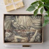 アーサー·ラッカム『波の中のアンディーン』 薄葉紙 (ギフト)