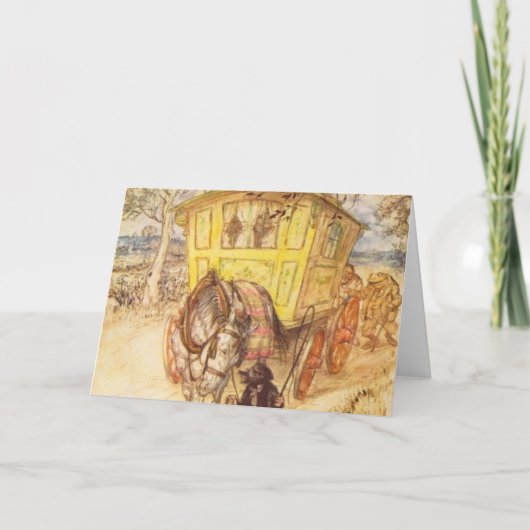 アーサー・ラッカム – 荒野の風 カード (正面)