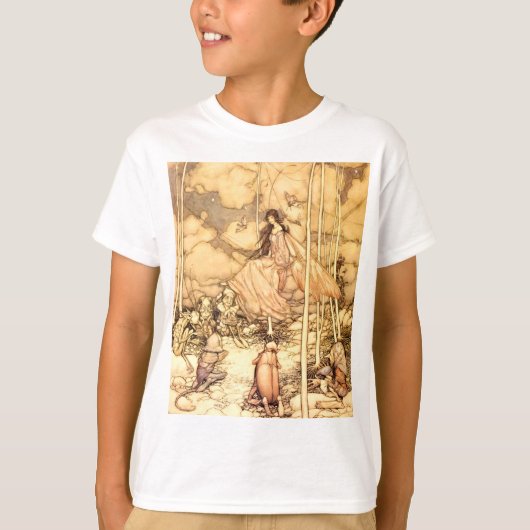 アーサー・ラックハムの妖精 Tシャツ (正面)