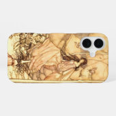 アーサー・ラックハム妖精 iPhone 16ケース (裏面横)