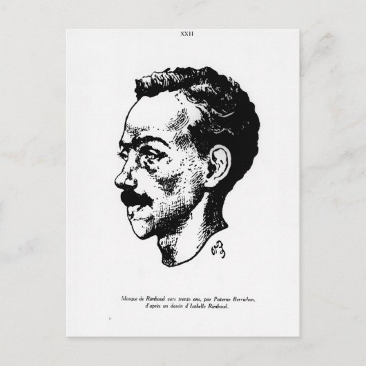 アーサー・リンボーポートレート ポストカード (正面)