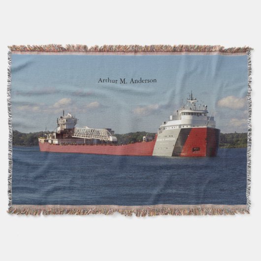 アーサー・M・アンダーソンが毛布を投げる スローブランケット (正面)