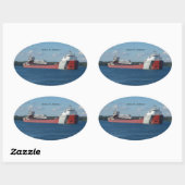 アーサー・M・アンダーソン・ステッカー 楕円形シール (シート)