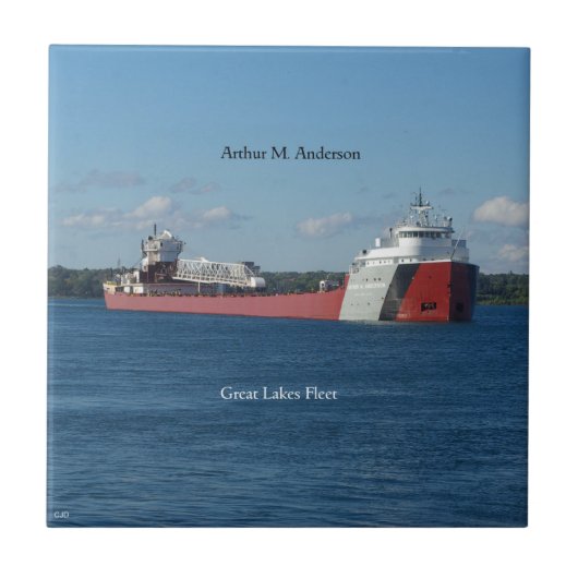 アーサー・M・アンダーソン・タイル タイル (正面)